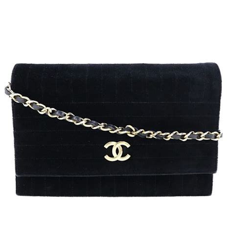chanel mademoiselle velour single chain shoulder bag